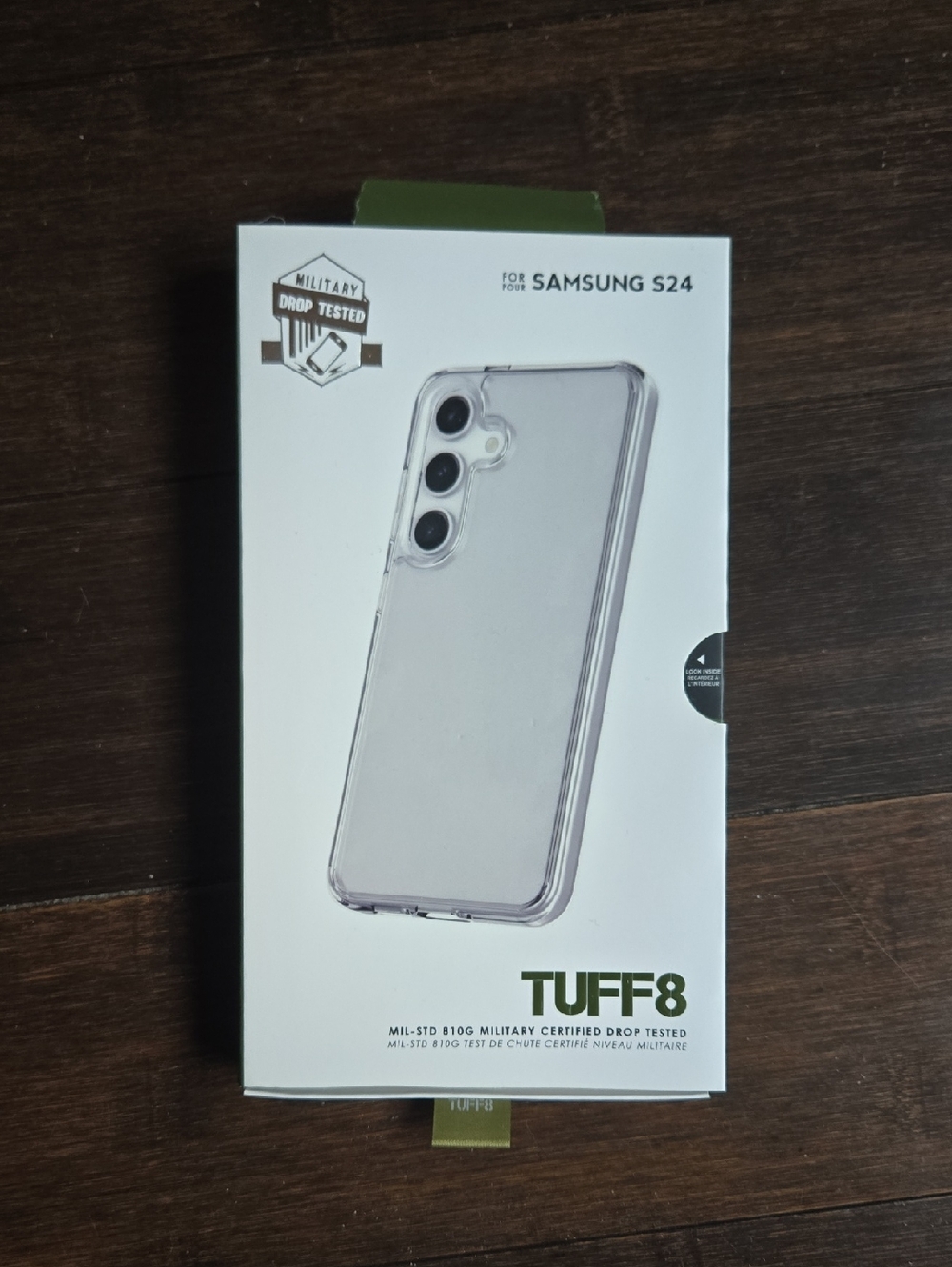 Clear Protective Case for Samsung S24 - Transparent